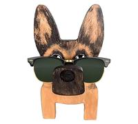 Generisch Glasses Stand - Handmade Dog Glasses Holder for Desk, Unique Sunglasses Holder in the Shape of a German Shepherd
