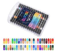 Generisch Glitter Gel Pens, Writing Pens for Journaling Writing and Art, Glitter Markers, for Girls, Children, Women, Adults as a Gift for Easter, Christmas, Birthday and School