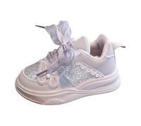 Generisch Glitter Sequin Trainers Women - Half High Top Trainers, Ankle High Different Sizes Colours Girls for Carnival Party Disco Festival, 6, 10.5/11 UK Child