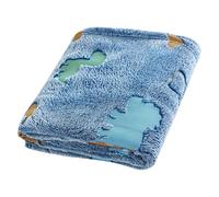 Generisch Glow Blanket in the Dark - Double-Sided Flannel Dinosaur Blanket for Children, Fluorescent Printed Fleece Blanket, Summer Air Conditioning Blanket for Bed Sofa All Year Round