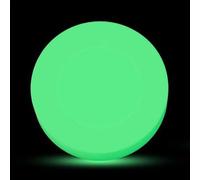 Generisch Glow in the Dark Hockey Puck - 50g Bright Green PVC Road Ball, Improved Visibility for Night Practice and Outdoor Games, Lightweight Skill Trainer