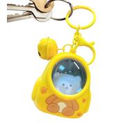 Generisch Glowing Doll Key Chain, Cute Key Ring, Backpack, Charm, Hangable Ornament, Fashion Creative Novelty Funny Cartoon Bags, Decoration for Girls, yellow, Siehe Beschreibung