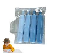 Generisch Glue Stick 8.8 x 3.2 x 2 cm, Refillable White-Out Pen, 4 x Press Double-Sided Glue Stick, White-Out Paper Correction Tape Roller for Instant Corrections in the Office and Home