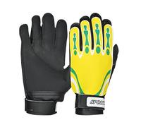 Generisch Goalkeeper Gloves - 1 Pair Youth Goalkeeper Gloves - Adjustable Sports Accessories for Training School Lessons Tournament Games