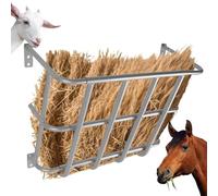 Generisch Goat Hay Trader Durable Metal Racks Wall Mounted Livestock Feeder for Goats Sheep Alpacas Haay Feeding Rack Farm Barn Outdoor Outdoor