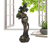 Generisch - Goddess Figurine - Nature-Inspired Sculpture, Elaborate Hand Painted , Decorative Mythical Character Ornament, Elegant Display | Home Decoration