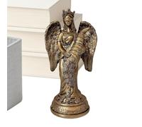 Generisch Goddess of Wealth Resin Figure with Pen Holder Function Abundance Prosperity Goddess Figurine for Studio Office Housewarming Gift Entrance Desk Study