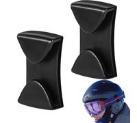 Generisch Goggles Grip Clip - Anti Drop Attachment for Ski Helmets, Secure 2 Piece Sports Accessory Holder for Winter Activity Gear | Heavy Duty Belt Buckle Mount with Side