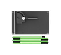 Generisch Golf Alignment Rods, Stable Adjustable Training Equipment Corrector - Alignment Sticks Angle Holder Set, for Adults, Hobby Golfers, Beginners, Families, Friends