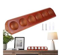 Generisch Golf Ball Display Case | Wooden Golf Ball Stand - Storage Stand for Club Collection Home Living Room Wall Desk Organisation