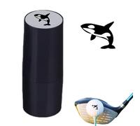Generisch Golf Ball Embossing Stamp, Refillable Ink Stamp with Quick-Drying Ink, Practical Marking Aid for Women, Men and Children, as a Gift for Father, Husband or Boyfriend