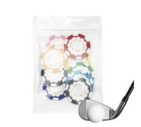 Generisch Golf Ball Marker - 40mm ABS Iron Chip Set | Novelty Fun Accessories | Course Training Tools | Scorecard Token | Party Favors for Women Men Adults Golfers Course Training