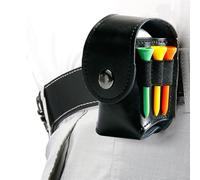 Generisch Golf Ball Tee Bag Hip Belt Golf Ball Holder Tee Holder Divot Tool Carrier Golf Sports Accessories, Holds 2 Balls and 3 Tees 1 Grandfather, Friends Who Like to Play etc.