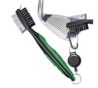 Generisch Golf Brush and Groove Cleaner Ergonomic Golf Brush with Retractable Pull Cord Sports Accessories for Golf Course Tournament Changing Room Indoor Training Bag