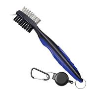 Generisch Golf Club Brush Cleaner for Grooves, Ergonomic Cleaning Brush with Extendable Pull Strap, Sports Accessories for Golf Course Tournament Changing Room Indoor Training Bag