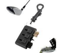 Generisch Golf Club Cleaner Brush - 3-Piece Multifunctional Scrub Set for Maintenance on the Track, Sports Accessories with Robust Bristles, Tool for Teenagers, Husbands, Women, Teenagers