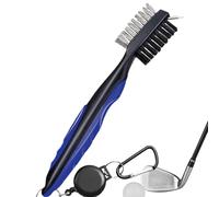 Generisch Golf Club Cleaner, Robust Groove Cleaner with Retractable, Sports Accessories for Practice Area, Travel, Golf Cart