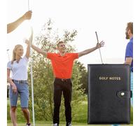 Generisch Golf Notebook Golf Club Distance Measurement Hole Book, Portable Golf Accessories for Tournaments and Driving Ranges in the Outdoor Area
