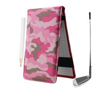 Generisch Golf Score Book, Golf Scorecard Book - Golf with Pencil | Oxford Cloth Club Yardage Book, Portable Golf Gadget for Men and Women, Outdoor Sports, Golf Club, Golfers