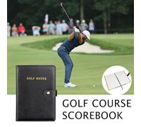 Generisch Golf Scorecard, Golf Score & Statistics Notebook, Sports Accessories for Tournaments, Driving Range, Putting Green, Outdoor Use