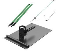 Generisch Golf Swing Plane Trainer - Adjustable Portable Training Aid Sturdy Path Stick Holder | Professional Swings Paths Trainer