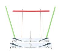 Generisch Golf Swing Trainer Aid - Professional Alignment Simulator Set, Golf Swing Trainer, Indoor and Outdoor Exercise Equipment | House Garage Door Backyard | Training Accessories for the Au