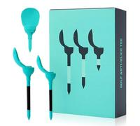 Generisch Golf Tees - Pack of 8 Petal Shape Training Equipment, Short Golf Tees for Women Athletes and Lovers on the Golf Course Lawn Competition as well as Swing Bar Exercise Practice