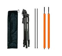 Generisch Golf Training Aid - 360 Degree Adjustable Adjustment Rods - Tripod Smartphone Holder for Home Training Warming Up Driving Range Garden Outdoor