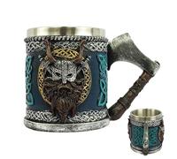 Generisch Gothic Beer Mug, Retro Beer Mug, 450 ml Drinking Gothic Coffee Cup - Tea Cup with Large Capacity, Travel Coffee Cup for Family Reunions, Parties with Friends