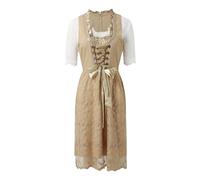 Generisch Gothic Tops for Women Clothing Women's Halloween Oktoberfest Dress Body Sculpting Stage Costume Forced Player Anime Yumeko Jabami Cosplay Costume Complete Set, beige, XS