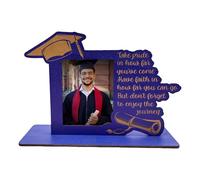 Generisch Graduate Photo Holder - Wooden Stand, Angle Adjustable, Tabletop Picture Prop, Decorative Celebration Memory Rack, Desktop Keepsake Decoration for the Study Room