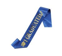 Generisch Graduate Sash, Graduation Stolen | Graduation Switch Shoulder I Have Graduate | Seniors Ribbon Scarf Common School Favours for Adults Women Men Men, blue, Siehe Beschreibung
