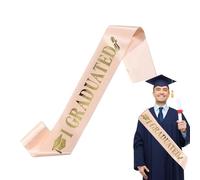 Generisch Graduate Sash, Graduation Stolen | Graduation Switch Shoulder I Have Graduate | Seniors Ribbon Scarf Common School Favours for Adults Women Men Men, Sparkling wine, Siehe Beschreibung