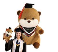 Generisch Graduation Animal, Soft Cuddly Toys with and Diploma, Plush Toys for Student Dorm, Home, Bedroom, Preschool, Nursery, Secondary School, University and Graduation