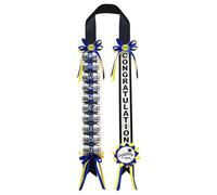 Generisch Graduation Chain - Braided Graduation Chain Made of Polyester | Degree Ribbon | DIY Embroidery Graduation Band | For Women, Men, Seniors, High Schools, Universities, Photo Booths