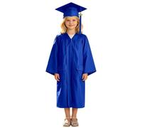 Generisch Graduation Weave Pattern Dress with Pockets for Stag Night Party (Blue, 8-9 Years)