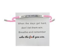 Generisch Granny Rose Bracelet Sets Hand Woven Rings with Adjustable Letters Rope No Fade Plated Precious Sets Width 4 Classic Bracelet, one size, Canvas