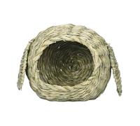 Generisch Grass House, Grass House for Rabbits, Grastierhütte Hideaway, Bunny House Play Hideaway Bed Mat, Chew Toy for Rabbits, Guinea Pigs, Gerbils, Hamsters
