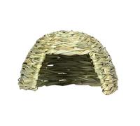 Generisch Grass House - Small Animal From Hiding Place | Folding Guinea Pig Bed | Cosy Habitat Decoration | Natural Hay Playhouse For Chinchillas Hamsters Rennbils | Safe Handmade Nest