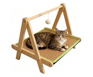 Generisch Griffoir Pour Chat Design Chaise Longue - En Bois Anti Basculement, Grattoir Canapé Chatons Et Grands Chats Adultes, Tapis De Grattage Arbre | for Chats