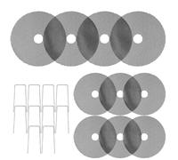 Generisch - Ground Cover - Pack of 10 Cut to Size, Protective Mesh Grid, Durable, Easy to Install Stakes, Robust Garden Netting | Cost-effective Garden Set for Outdoor Pots