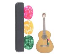 Generisch - Guitar pick holder - pick holder, plectrum holder, choose easy padded storage container for acoustics, E guitars, bass, ukulele, multicoloured, see description, See description