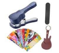 Generisch Guitar Pick Punch Tool Colorful Cool Art Tool Set