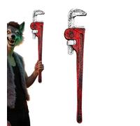 Generisch Halloween Blood Wrench, Bloody Simulation Wrench Prop, Realistic Scary Tool for Adults Party Favors, Haunted House Decorations, Theatre Props, Short Plays, Cosplay Accessories, Horror Decor