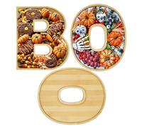 Generisch Halloween Cheese Board - Ghost Cheese Plate Party Serving Board | Wooden Board Halloween For Home Kitchen Table Dessert Snack Serving Dessert Food Fruit Snack Holiday Tray Darbiete