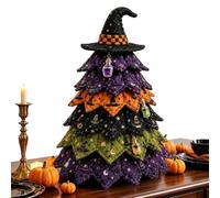 Generisch Halloween Fabric Tree DIY Quilt With Black Cat