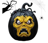 Generisch Halloween Face Sculpture - Decorative Statuette for Halloween from Indoor and Outdoor | Festive for Seasonal Atmospheres, Stainless Steel Set and Detailed Decorations