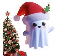 Generisch Halloween Ghost Statue, Christmas Ghost Decoration, 2D Cartoon Ghost Christmas Decorations - Cute Ghost Decorations, Decorative Halloween Sculpture for Bedroom, Bookshelves