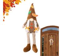 Generisch Halloween Gnomes Plush - 40 x 14 cm Festive Holiday Gnome Decorations with Long Hat and Beard, Soft Filled Doll Jewellery for Table Shelf Coat, Home Party Decor