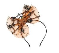 Generisch Halloween Headband Decoration, Little Devil Deer Antler Pumpkin Headband for Cosplay, Costume Parties, Theme Parties, Masquerade, Carnival Party, Cosplay Costume, Halloween, Adults (C)